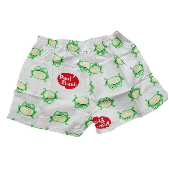 Vintage Paul Frank Womens Boxers, Lester the Frog, Underwear, Boxer Shorts, SM - Picture 5 of 5